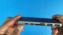 Aluminum USB C Hub for MacBook Pro Unboxing - Best Type C Dongles for macbook