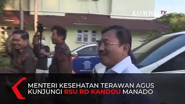 Menkes Jenguk Pasien Terduga Terjangkit Corona di Manado