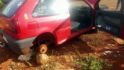 Gol furtado há dez dias é encontrado no Cascavel Velho