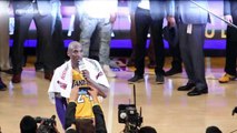 FILE: Global superstar Kobe Bryant dead at 41. Watch his touching farewell to Los Angeles fans in 2016