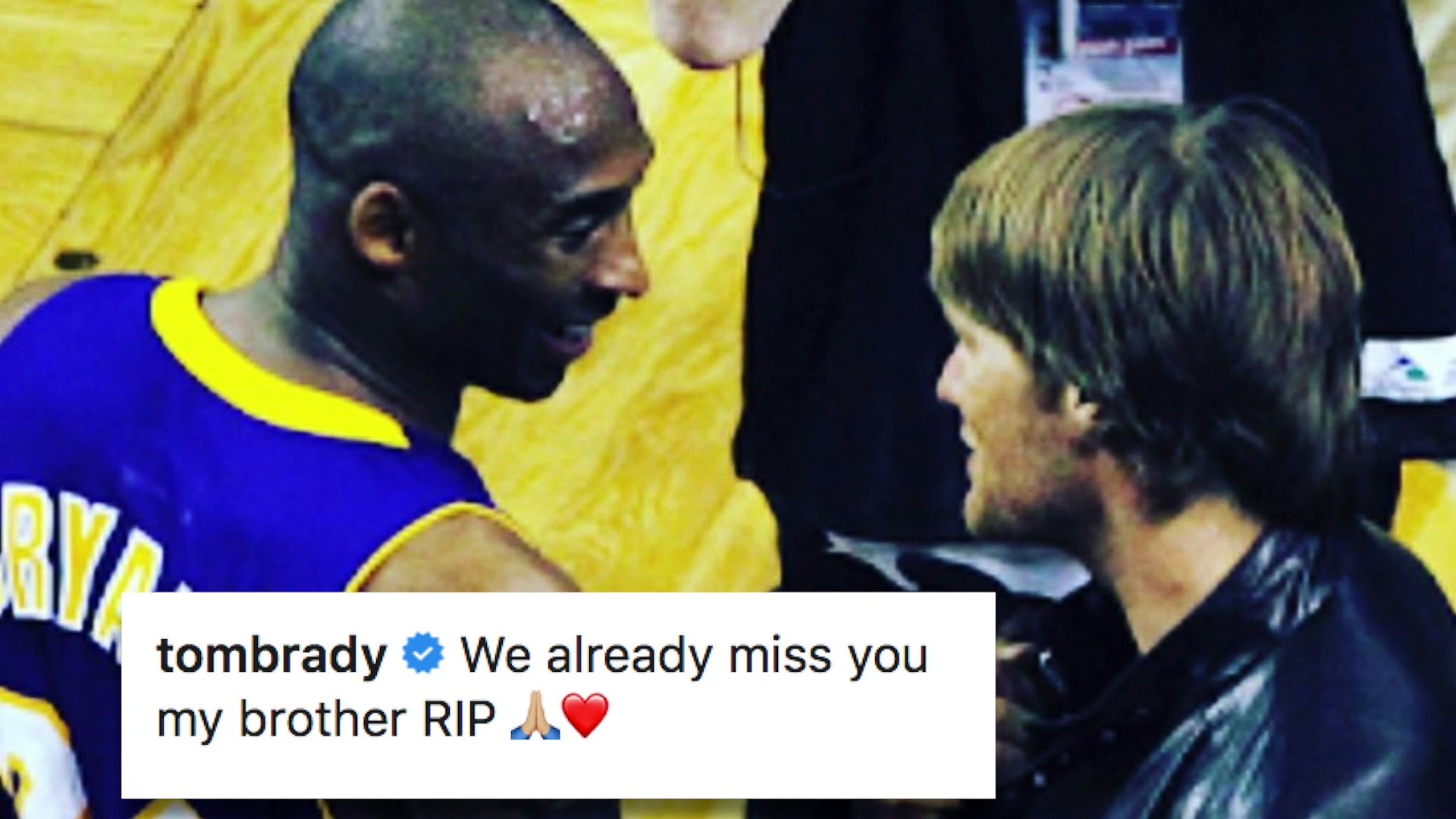 Tom Brady, other athletes react to Kobe Bryant's death - video Dailymotion