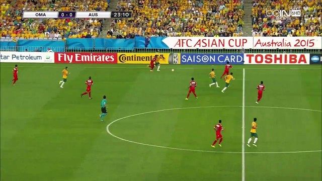 الشوط الاول مباراة استراليا و عمان 4-0 كاس اسيا 2015