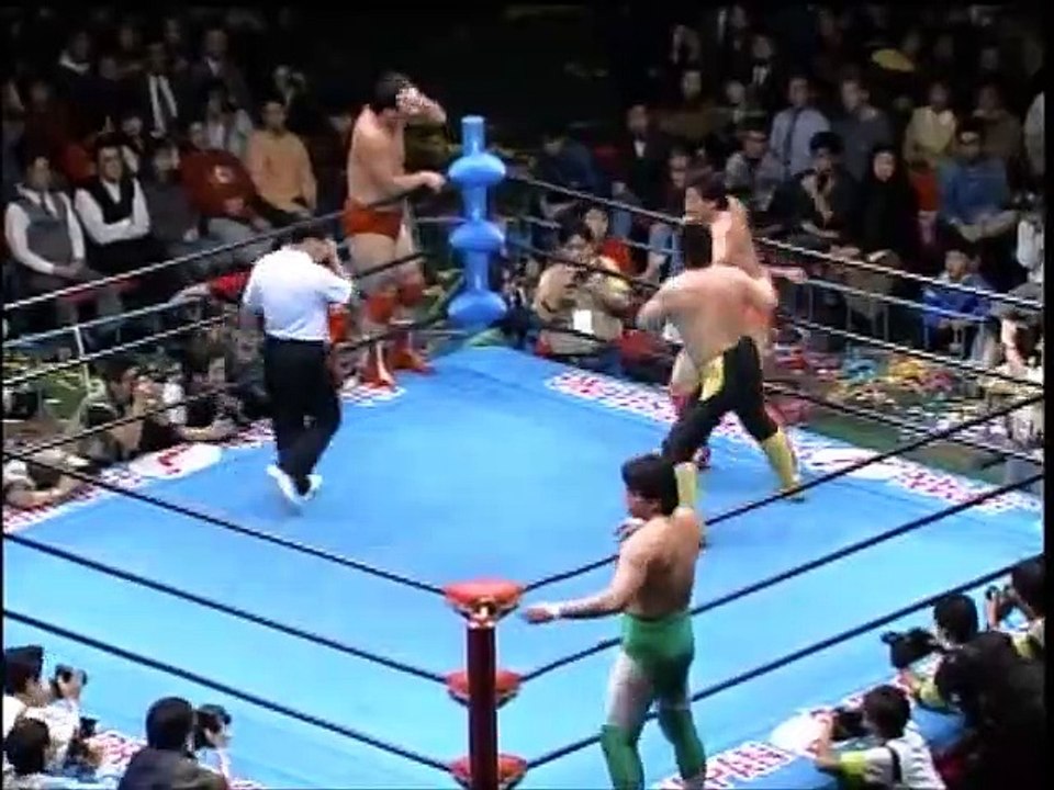 AJPW - 12-03-1993 - Toshiaki Kawada-Akira Taue vs. Mitsuharu Misawa-Kenta Kobashi (RWTL Finals)