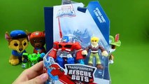 Surprise Paw Patrol and Transformers Rescue Bots Tracker Everest Heatwave Bumblebee LOTS of Toys-