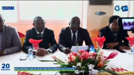 RTG - Déclaration du collectif FLAM au sujet des enlèvements des enfants