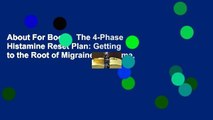 About For Books  The 4-Phase Histamine Reset Plan: Getting to the Root of Migraines, Eczema,