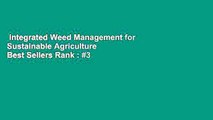 Integrated Weed Management for Sustainable Agriculture  Best Sellers Rank : #3