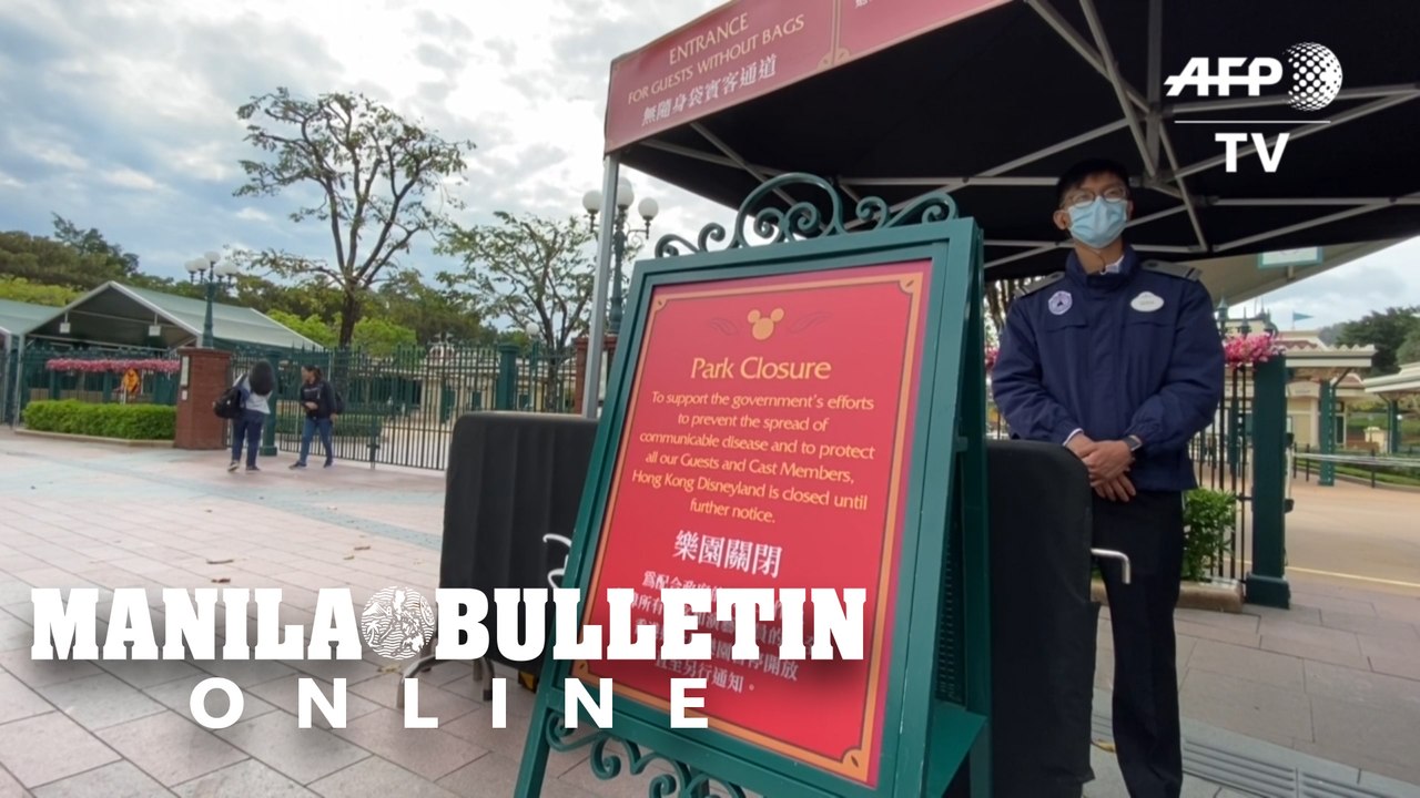 Hong Kong Disneyland closes over China virus fears