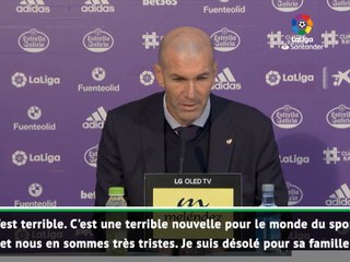 Décès de Kobe Bryant - Zidane: "Une terrible nouvelle pour le monde du sport"