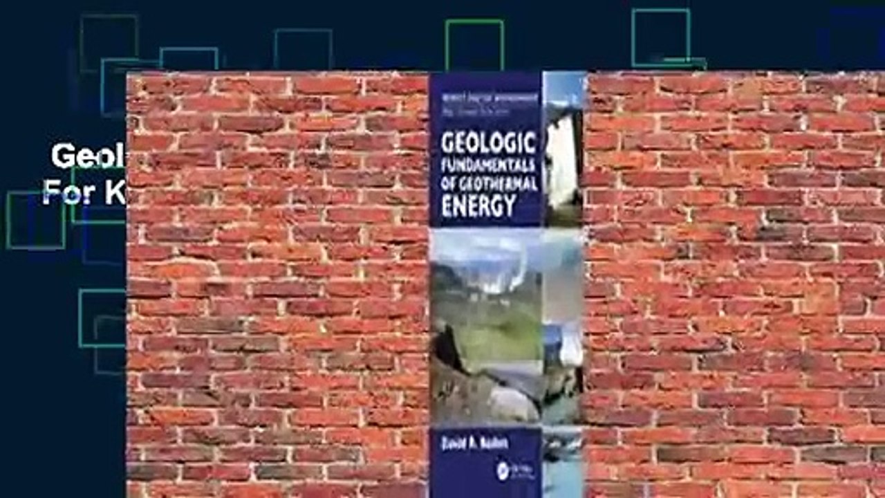 Geologic Fundamentals of Geothermal Energy  For Kindle