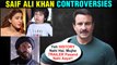Saif Ali Khan Tanhaji Controversy, Sara Ali Khan's Love Aaj Kal 2, Taimur | All Controversies