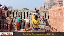 Primitive Technology Dlay Mud Bricks Making Process  Clay Brick Making Process