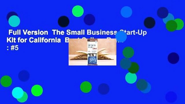 Full Version The Small Business Start-Up Kit for California Best Sellers Rank : #5