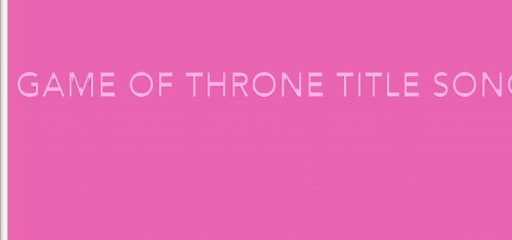 Game of throne ||title song ||piano version
