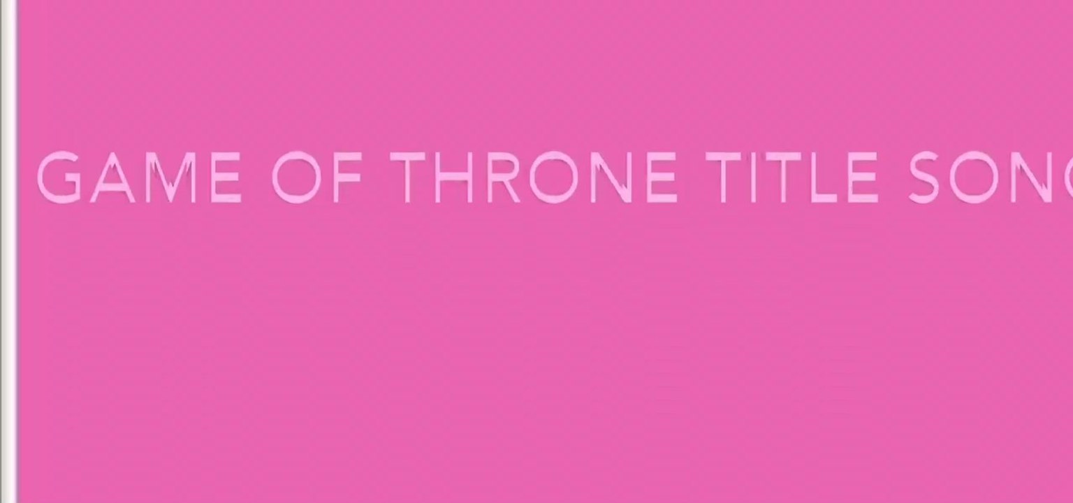 Game of throne ||title song ||piano version