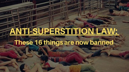 Anti-superstition law comes into effect