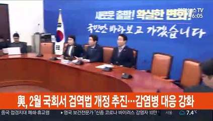 與, 2월 국회서 검역법 개정 추진…감염병 대응 강화