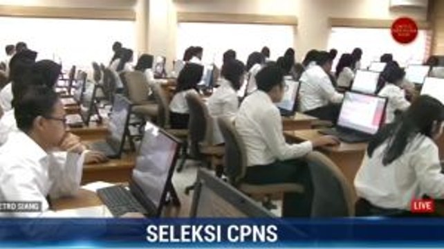 32 Ribu Peserta CPNS yang Ikuti Ujian SKD Hari Pertama