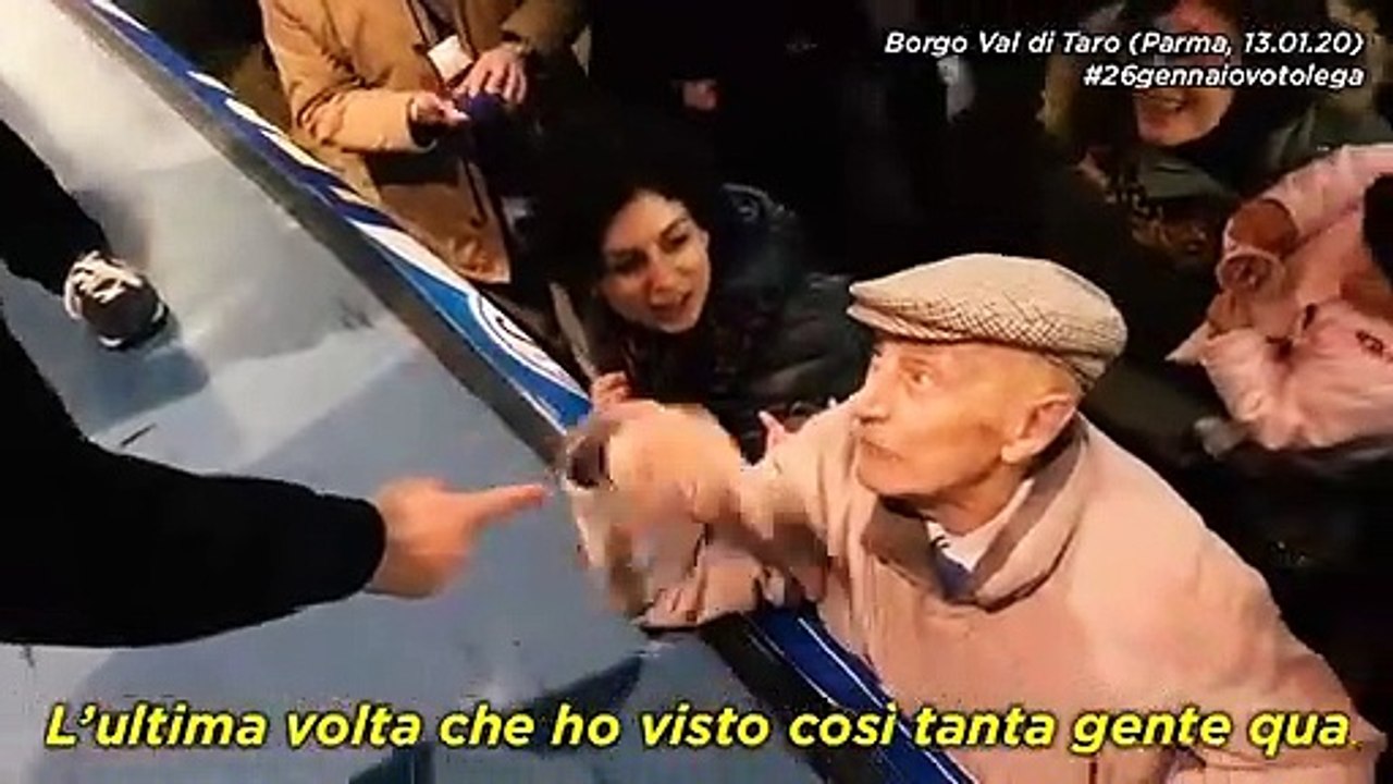 Salvini- Tanta gente come quando De Gasperi buttò fuori i comunisti (25.0.20)