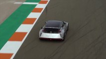 Nissan Leaf RC Nismo Driving at the track