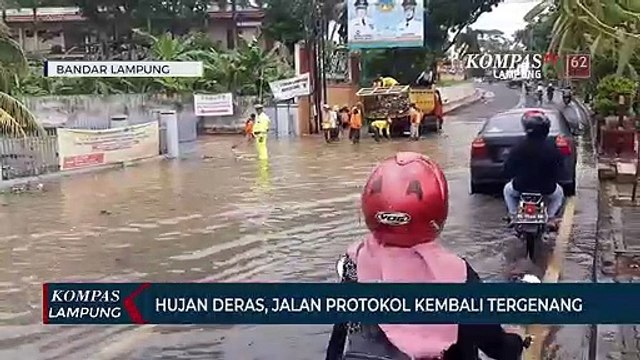 Hujan Deras, Jalan Protokol Kembali Tergenang