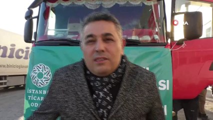 Oda ve borsalardan gönderilen 40 tır yardım deprem bölgesinde