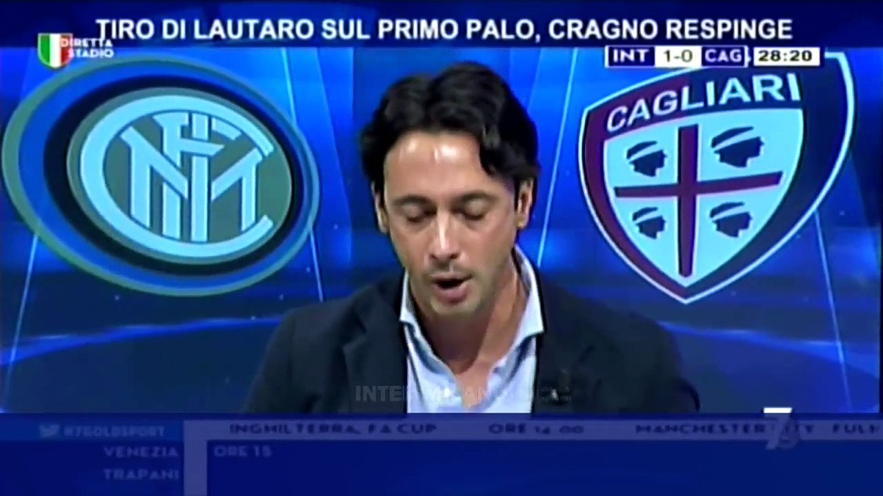 INTER-CAGLIARI 1-1 * LA CRONACA DIRETTA DI FILIPPO TRAMONTANA"