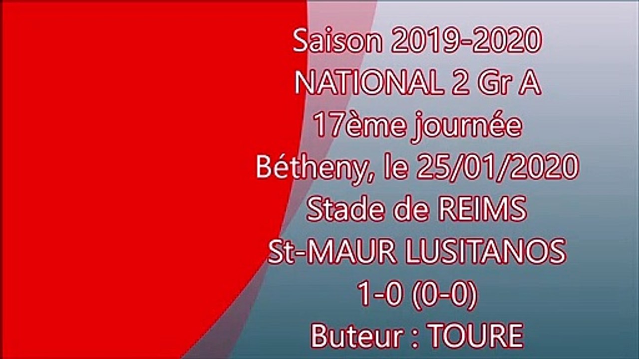 19 NATIONAL 2 J17 REIMS LUSITANOS 1-0