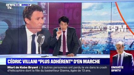 Cédric Villani "plus adhérent" d'En Marche (3) - 27/01