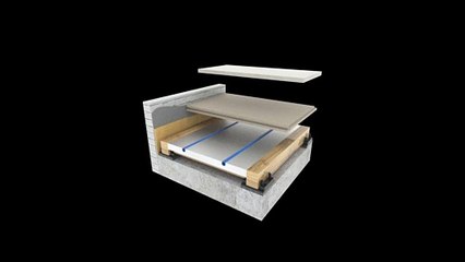Compact UFH - Hollow Floor Build Up