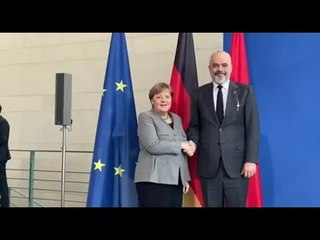 Download Video: Report TV - Konferenca e donatorëve për tërmetin, Rama takon Merkel