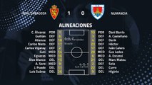 Resumen partido entre Real Zaragoza y Numancia Jornada 25 Segunda División