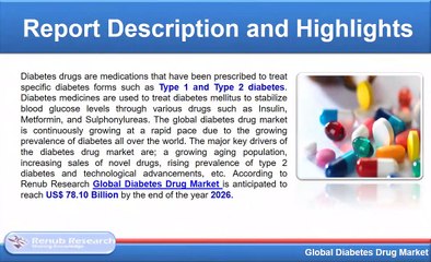 Diabetes Drug Market & Global Forecast By Disease, Oral Therapy