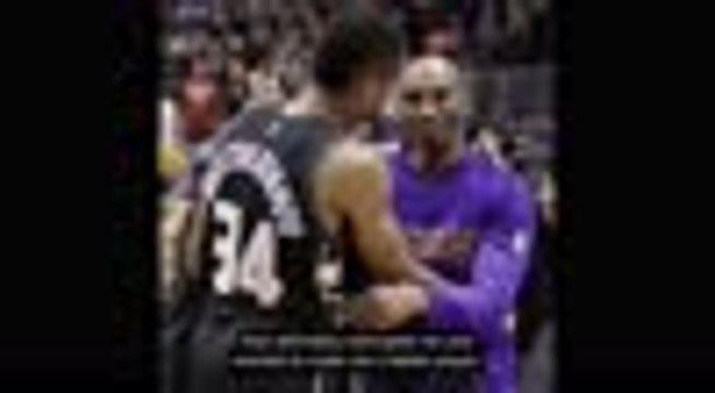 Kobe gave me 'the flame' to be MVP - Giannis