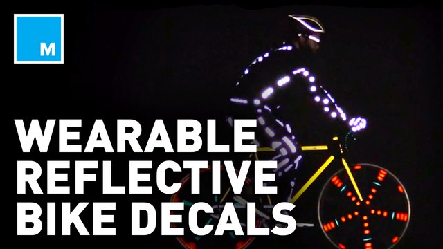 These colorful, wearable decals are designed to keep you safe at night — Future Blink