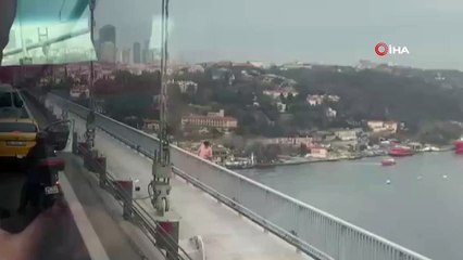 Taksiyi durdurup boğaza atlayarak, intihar etti