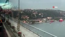 - 15 Temmuz Şehitler Köprüsü'ne çıkan şahısın atlama anı ortaya çıktı