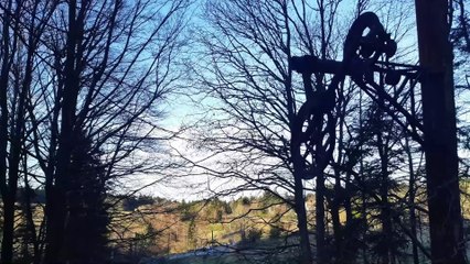 Une remontée mécanique abandonnée depuis plus de 30 ans au col du Donon (massif vosgien)