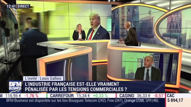 Louis Gallois (PSA) : L'industrie française est-elle vraiment pénalisée par les tensions commerciales ? - 27/01