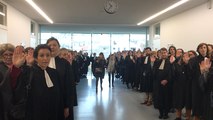 Les avocats ont prêté serment de manière symbolique en guise de protestation