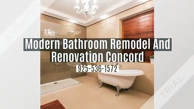Modern Bathroom Remodel And Renovation Concord