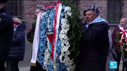 75 ans de la libération d'Auschwitz : Sur place, les survivants s'en remémorent douloureusement