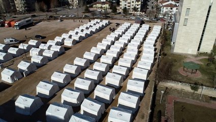 Elazığ'da yeni çadır kentler kuruldu