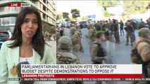 Lebanon approves 2020 budget despite protests