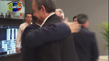 "Ciao, mi príncipe": la amorosa despedida de Delcy Rodríguez a Zapatero