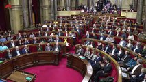 Només JxCat aplaudeix el discurs de Torra