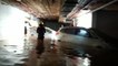 Gloria deja sótanos y bajos completamente inundados en Campanillas, en Málaga