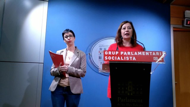 Armengol presenta algunas iniciativas que propondrá su formación