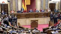 Torrent anuncia que Torra no puede votar en el Parlament