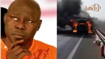 Urgent - La voiture de Tapha Gueye prend feu sur l'autoroute à péage et brûle entièrement...